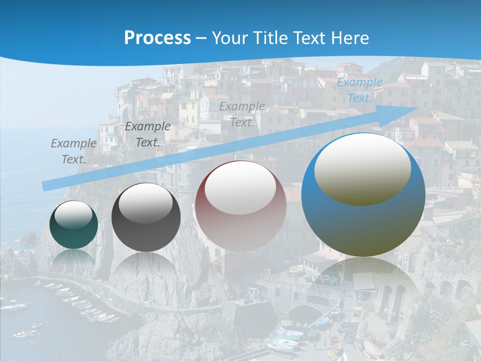 Europe Tourist Harbor PowerPoint Template