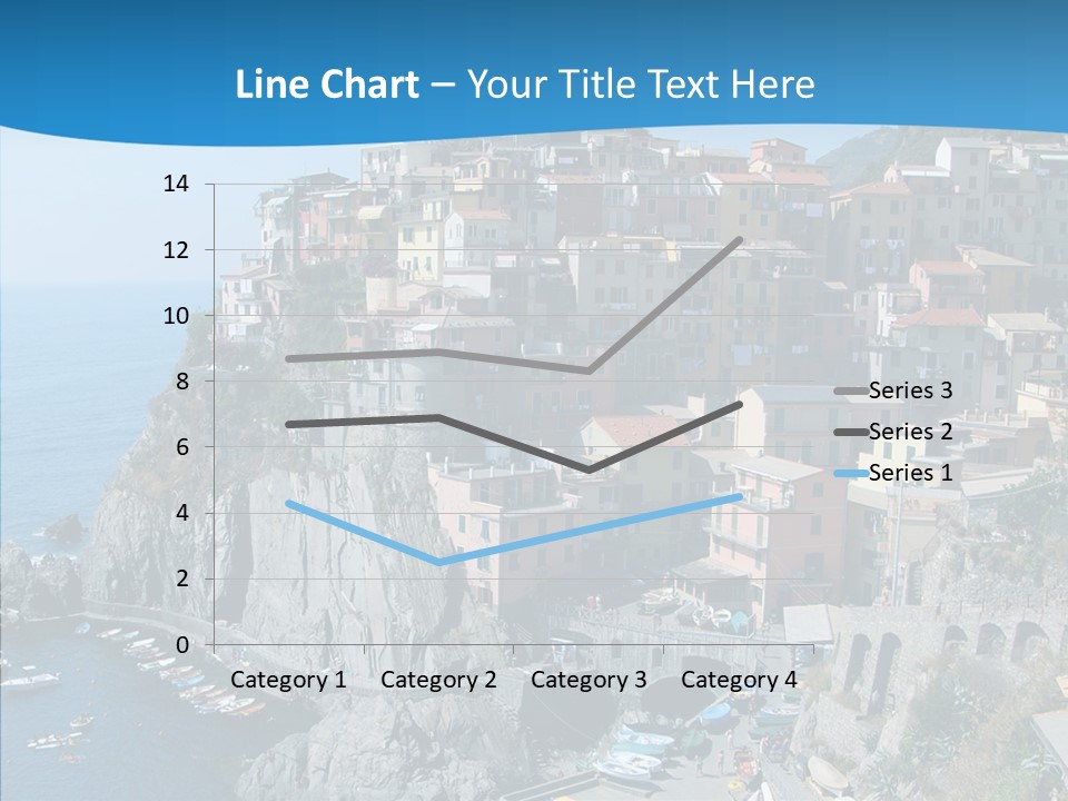 Europe Tourist Harbor PowerPoint Template