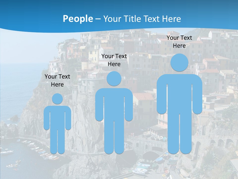 Europe Tourist Harbor PowerPoint Template