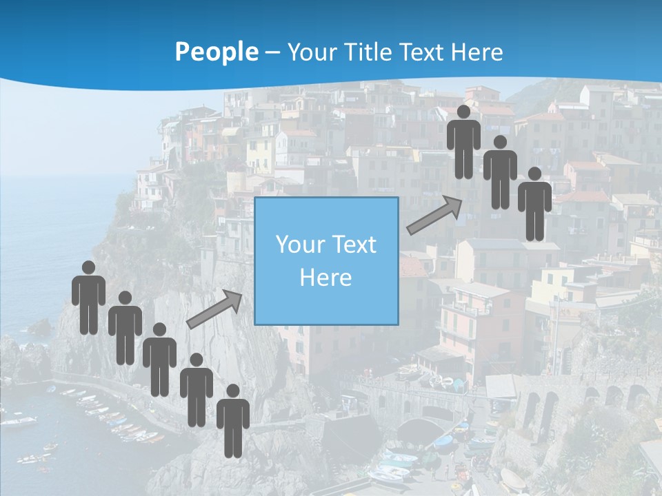 Europe Tourist Harbor PowerPoint Template