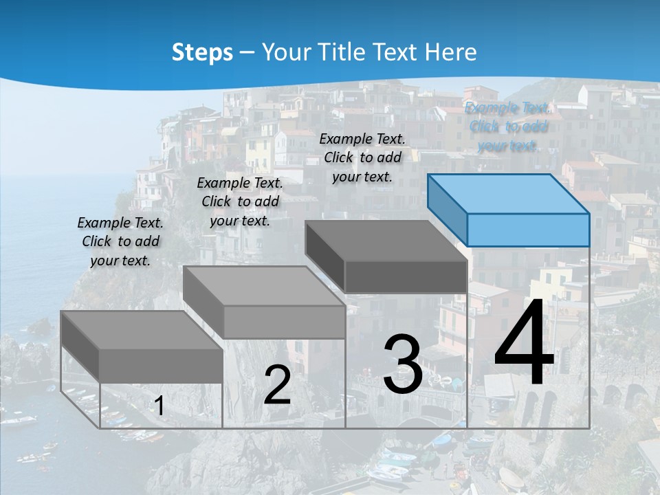 Europe Tourist Harbor PowerPoint Template