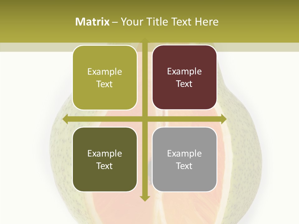Sweet Pear Stem PowerPoint Template