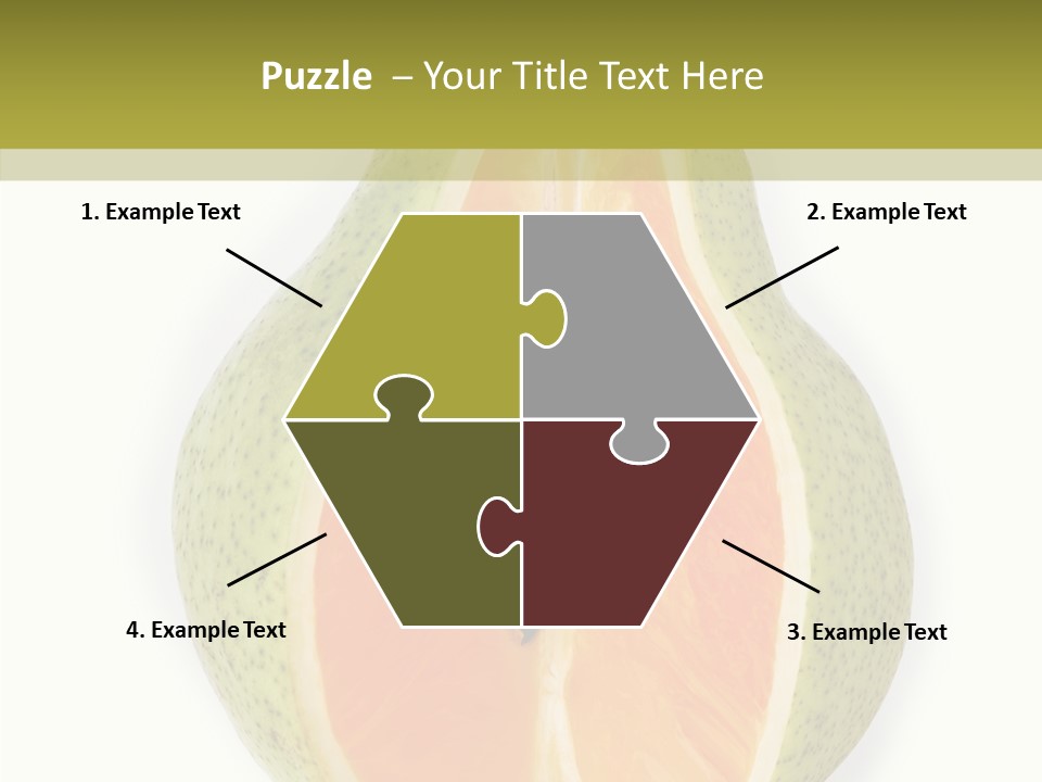 Sweet Pear Stem PowerPoint Template