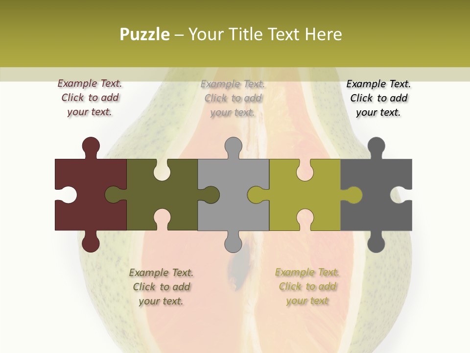 Sweet Pear Stem PowerPoint Template