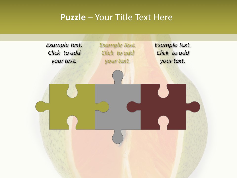 Sweet Pear Stem PowerPoint Template