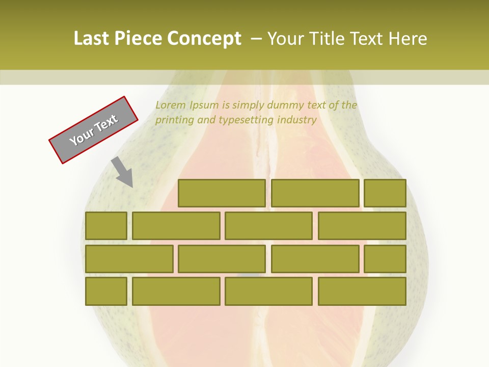 Sweet Pear Stem PowerPoint Template