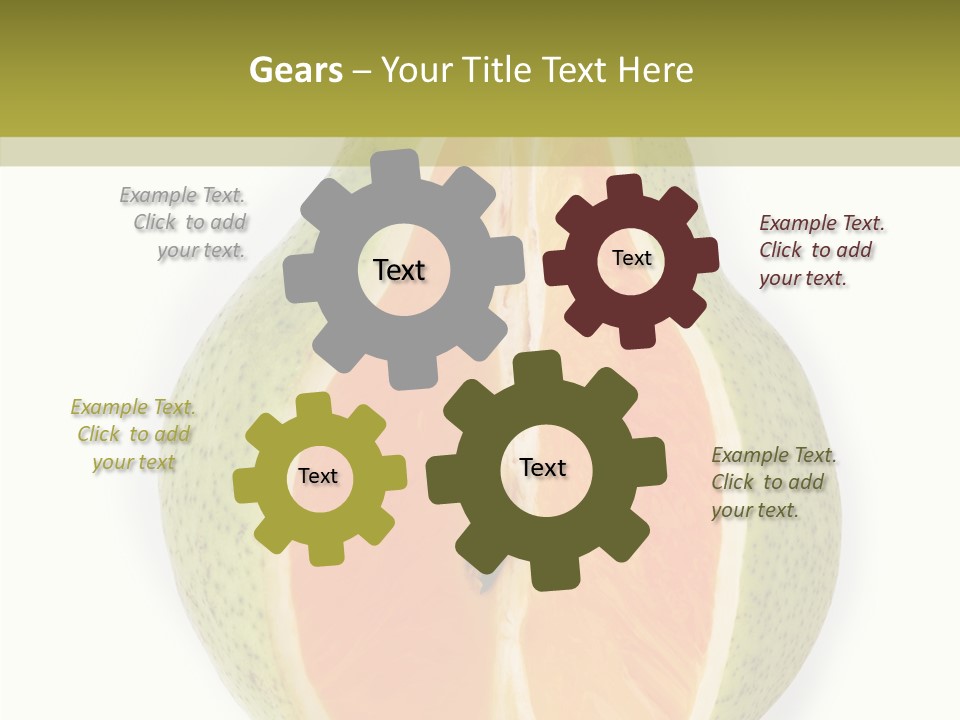 Sweet Pear Stem PowerPoint Template