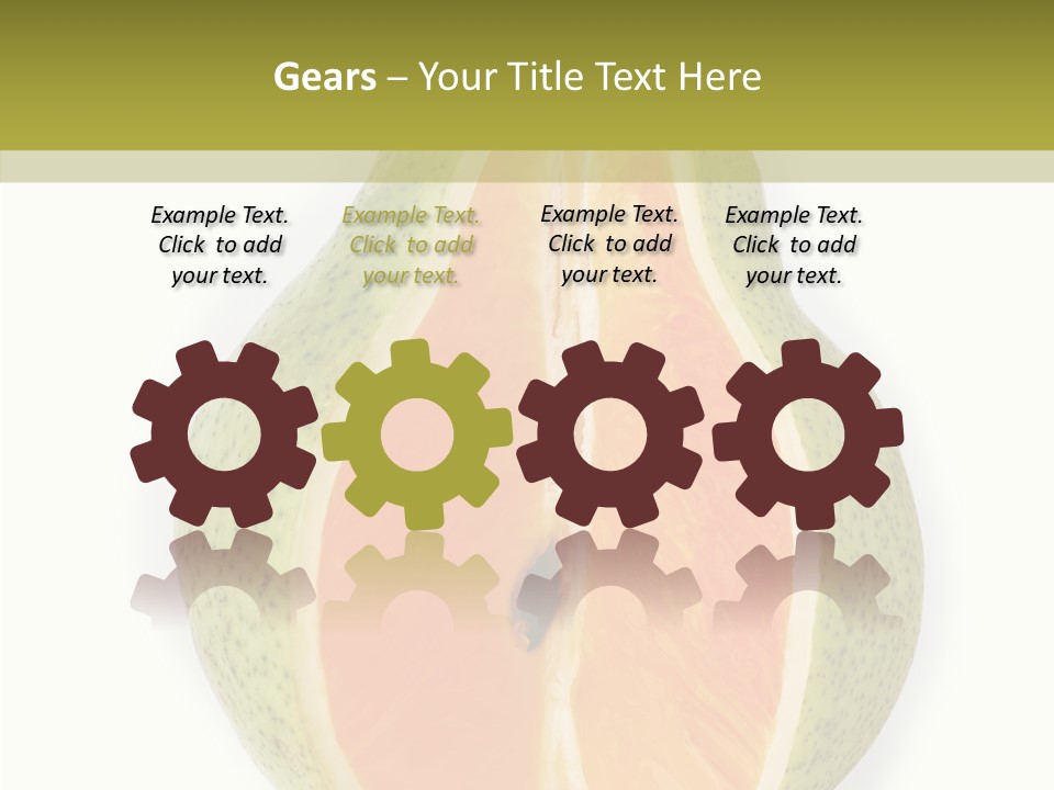 Sweet Pear Stem PowerPoint Template