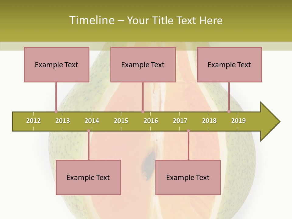 Sweet Pear Stem PowerPoint Template