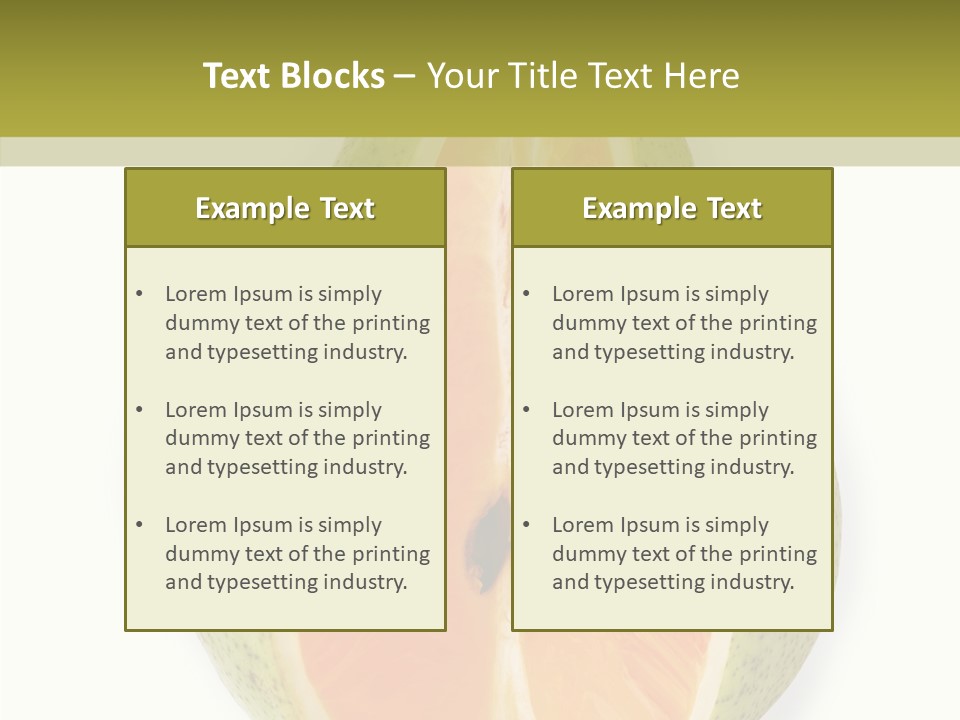 Sweet Pear Stem PowerPoint Template