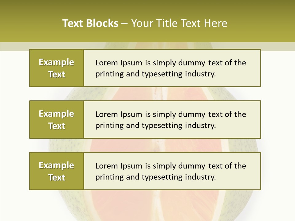 Sweet Pear Stem PowerPoint Template
