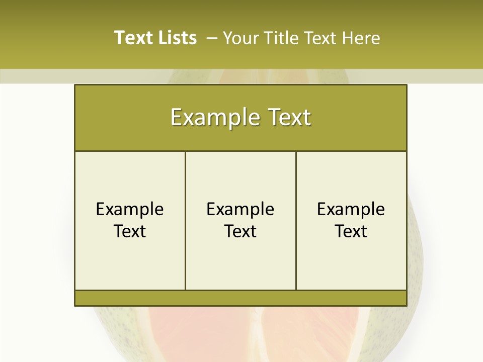 Sweet Pear Stem PowerPoint Template