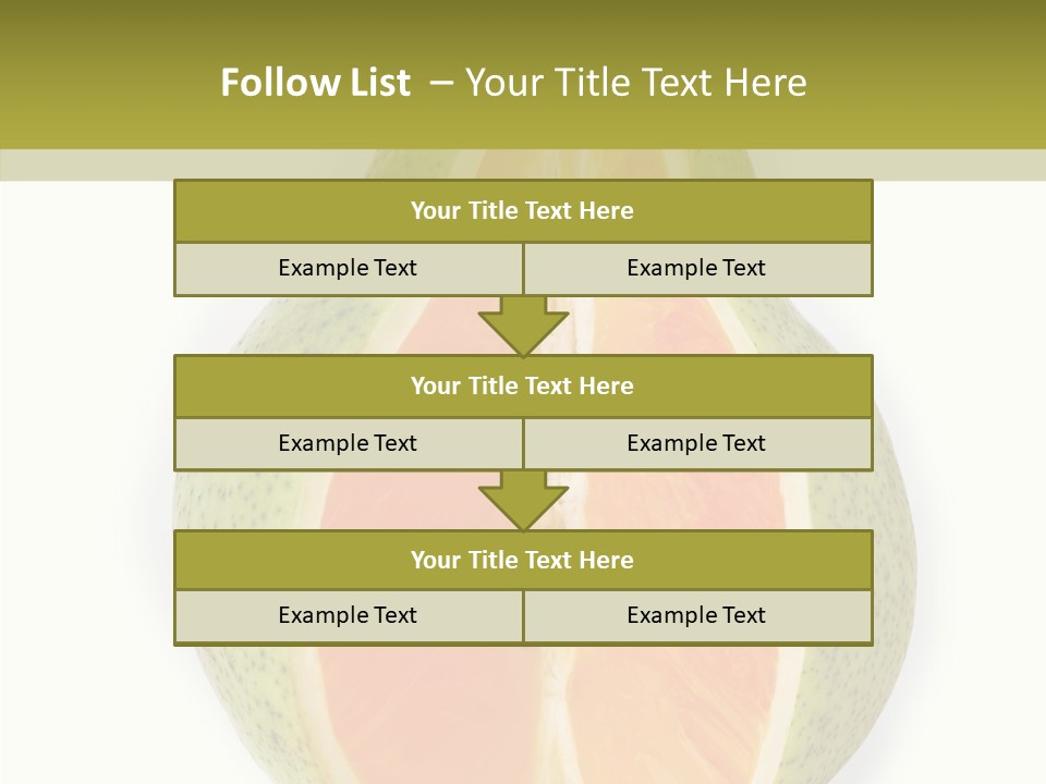 Sweet Pear Stem PowerPoint Template