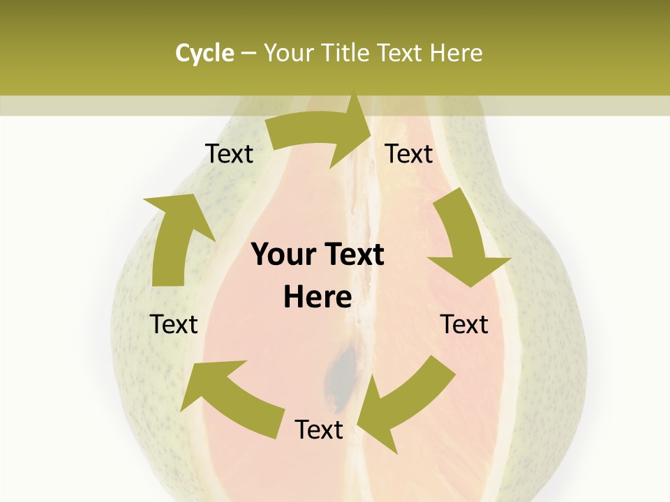 Sweet Pear Stem PowerPoint Template