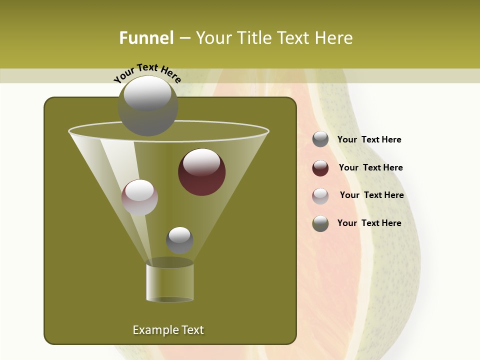 Sweet Pear Stem PowerPoint Template