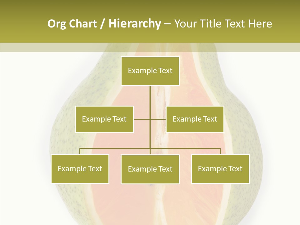 Sweet Pear Stem PowerPoint Template