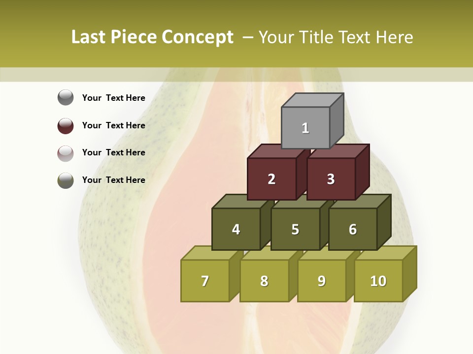 Sweet Pear Stem PowerPoint Template