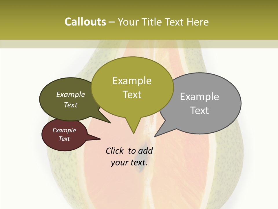 Sweet Pear Stem PowerPoint Template