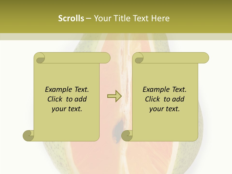 Sweet Pear Stem PowerPoint Template