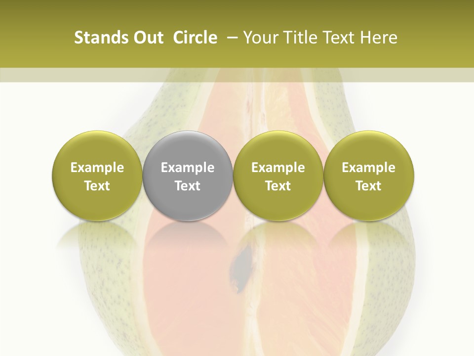 Sweet Pear Stem PowerPoint Template