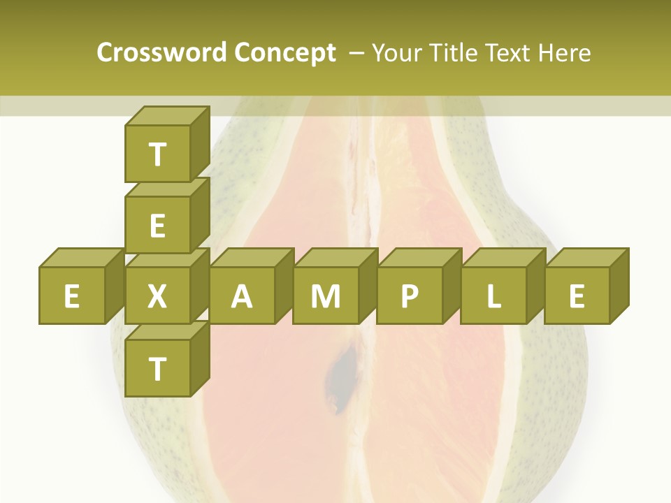 Sweet Pear Stem PowerPoint Template