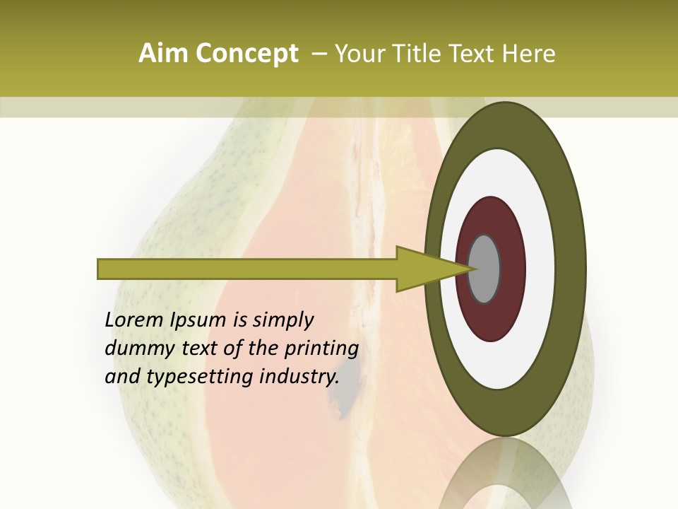 Sweet Pear Stem PowerPoint Template