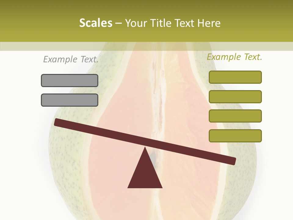 Sweet Pear Stem PowerPoint Template