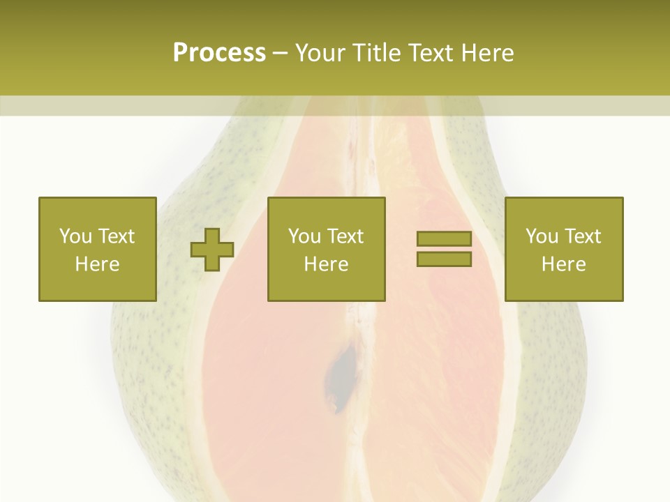 Sweet Pear Stem PowerPoint Template