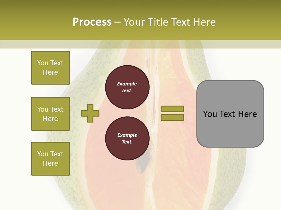 Sweet Pear Stem PowerPoint Template