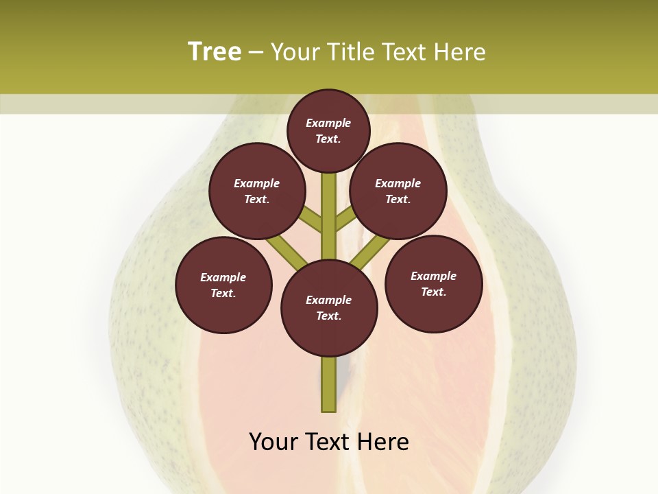 Sweet Pear Stem PowerPoint Template