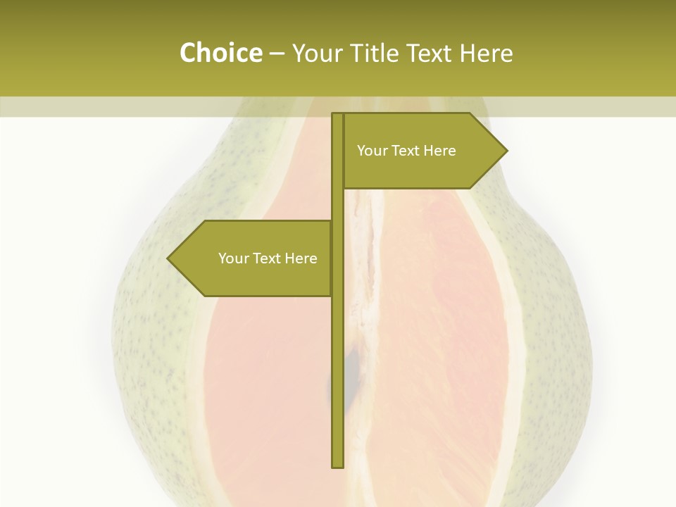 Sweet Pear Stem PowerPoint Template