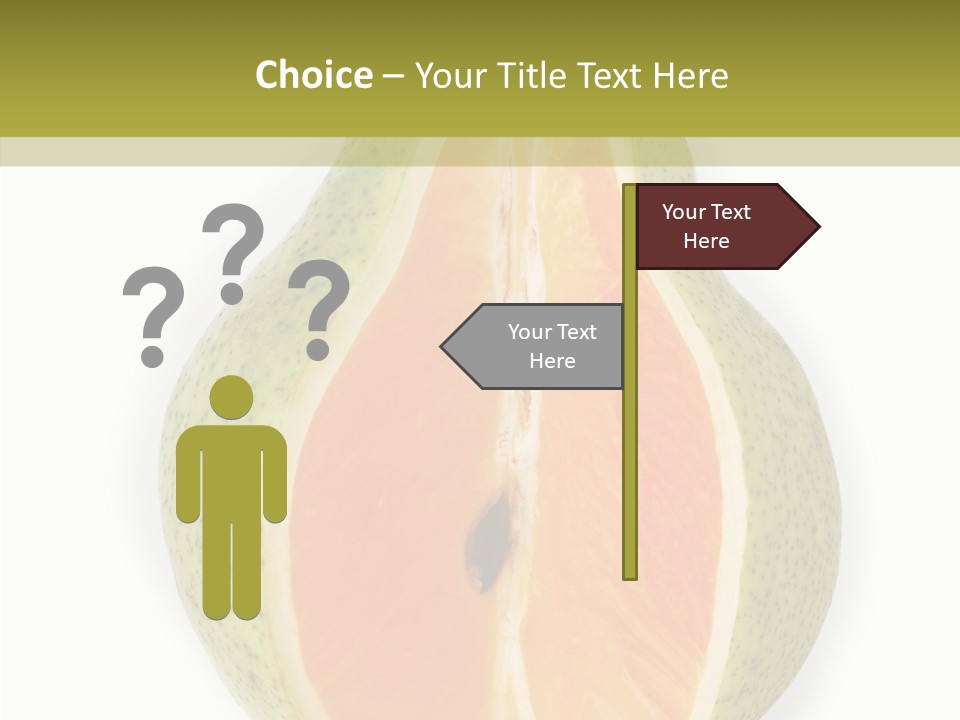 Sweet Pear Stem PowerPoint Template