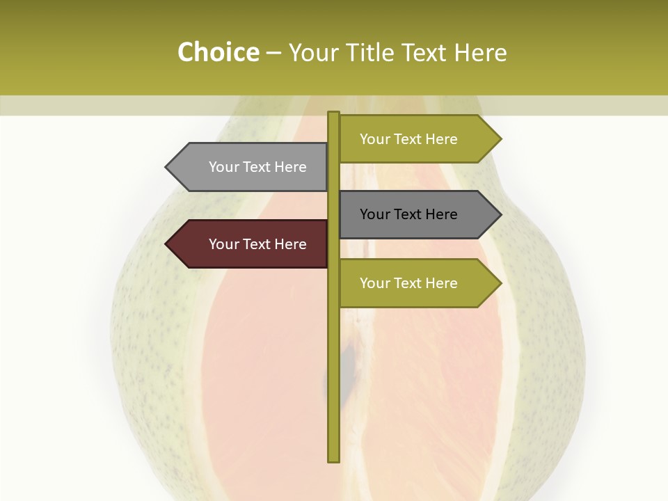 Sweet Pear Stem PowerPoint Template