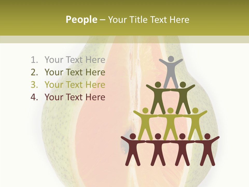 Sweet Pear Stem PowerPoint Template