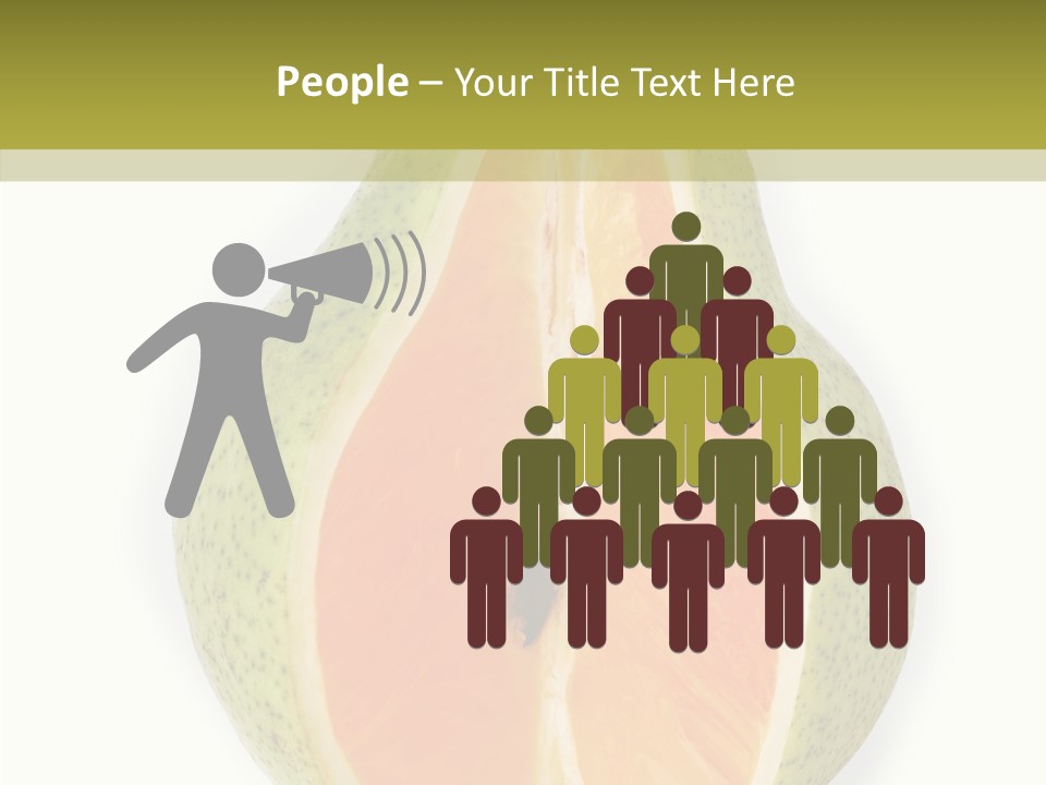 Sweet Pear Stem PowerPoint Template