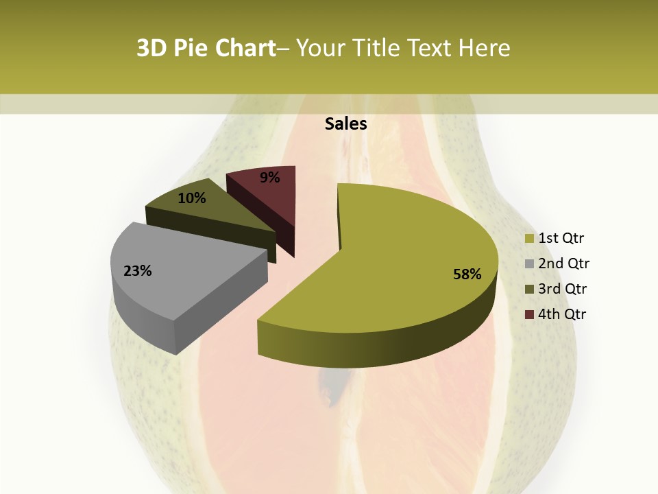Sweet Pear Stem PowerPoint Template