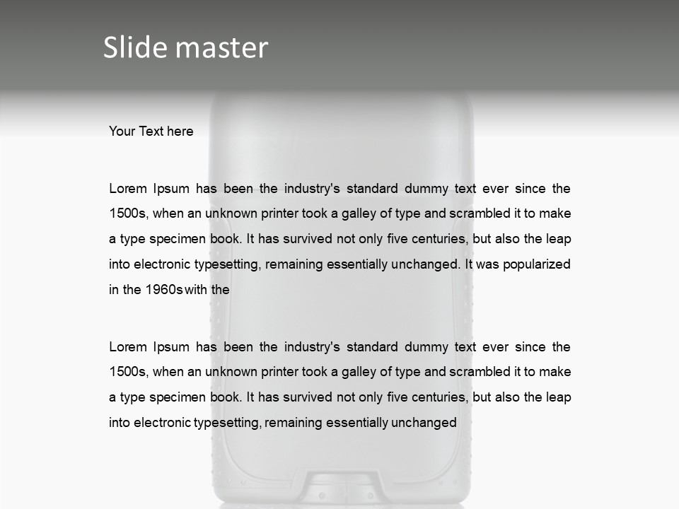 Revitalize Liquid Protection PowerPoint Template