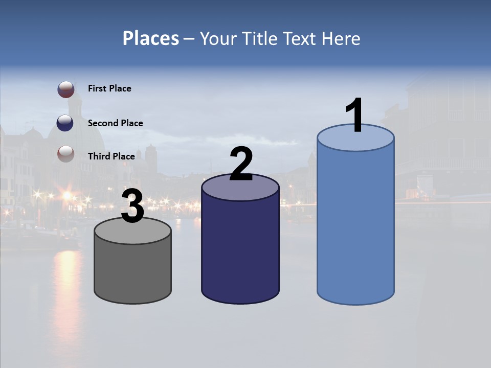 Town Panorama Old PowerPoint Template