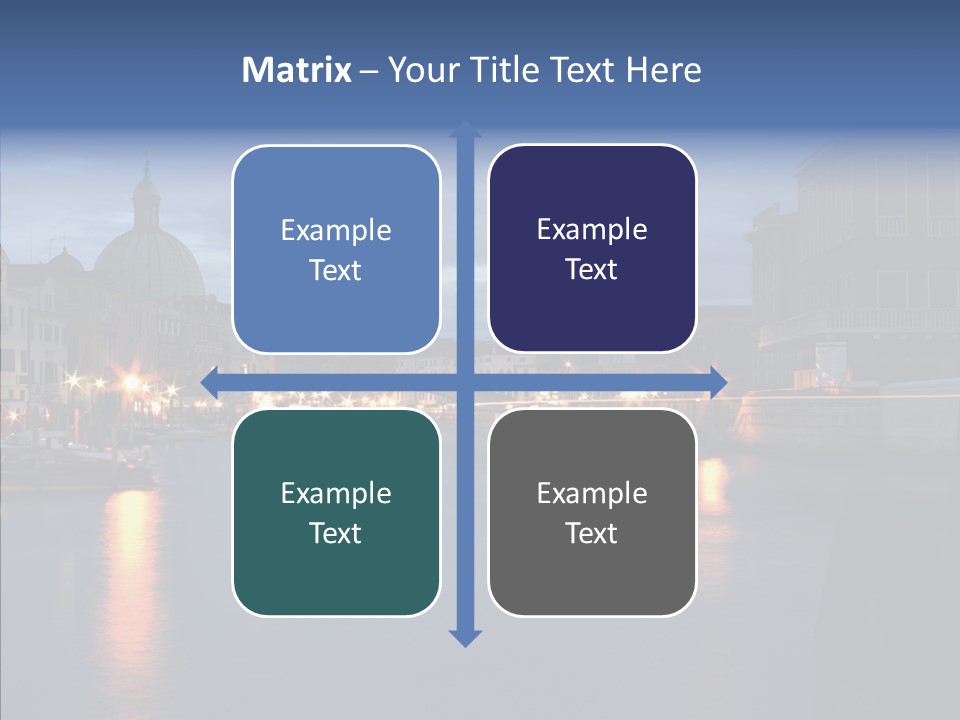 Town Panorama Old PowerPoint Template