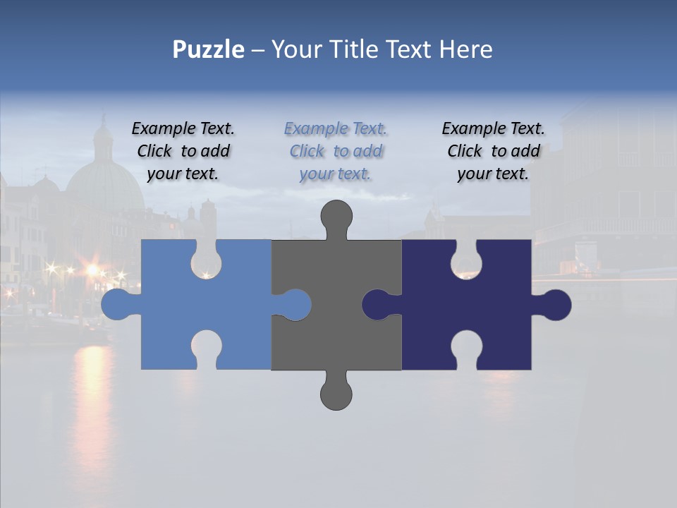 Town Panorama Old PowerPoint Template