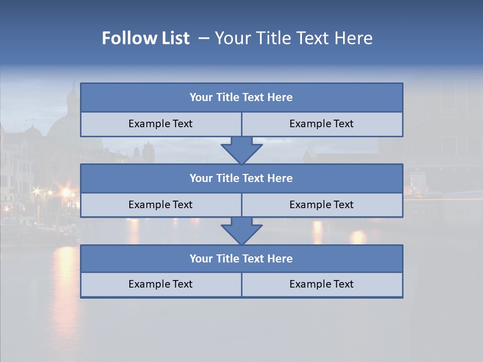 Town Panorama Old PowerPoint Template