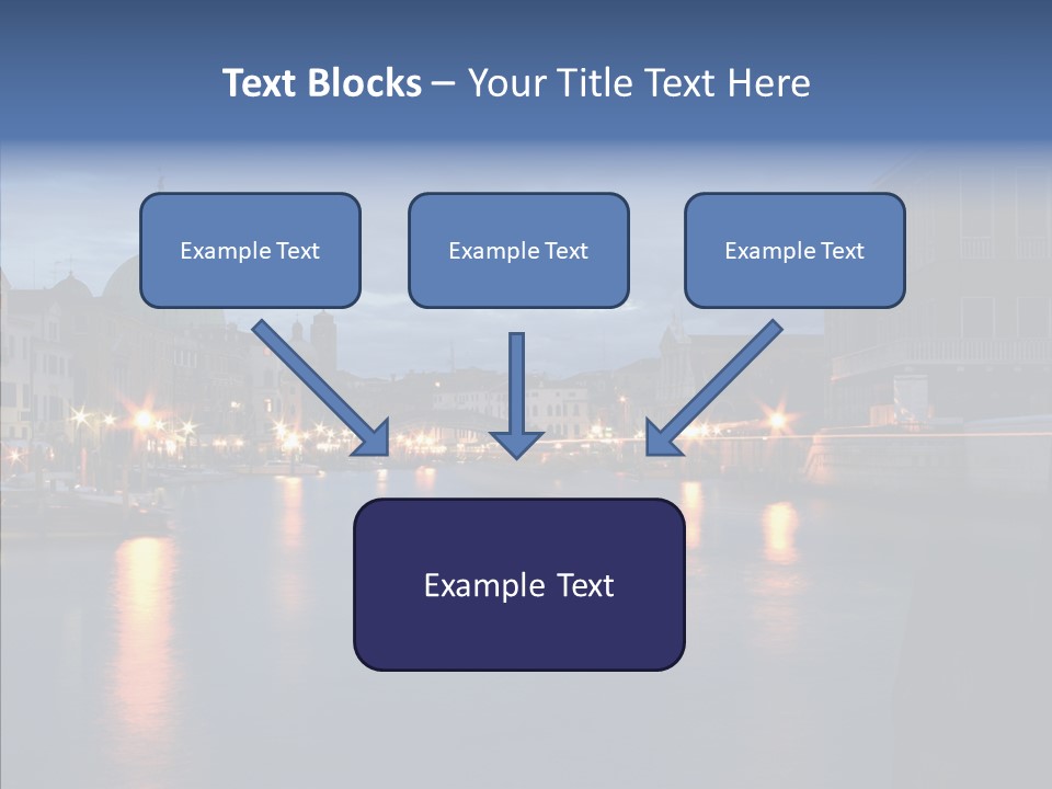 Town Panorama Old PowerPoint Template