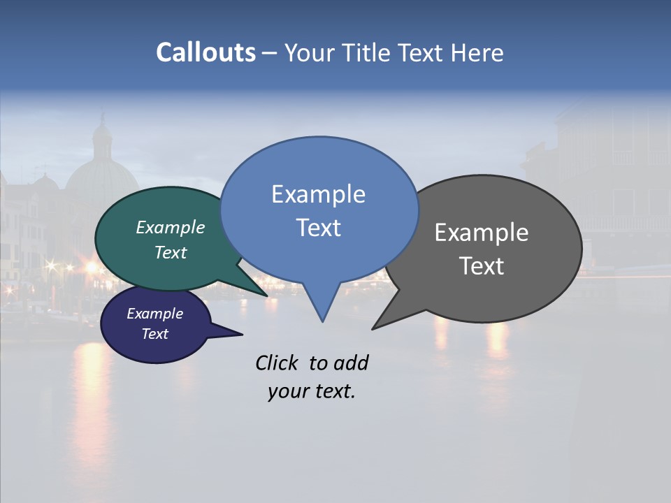 Town Panorama Old PowerPoint Template