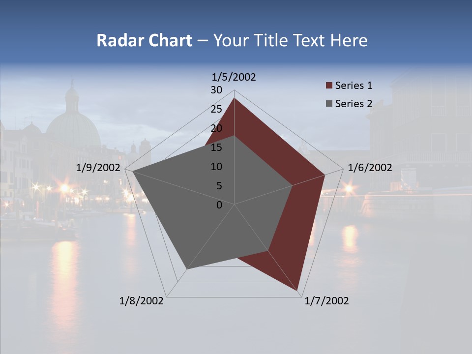 Town Panorama Old PowerPoint Template