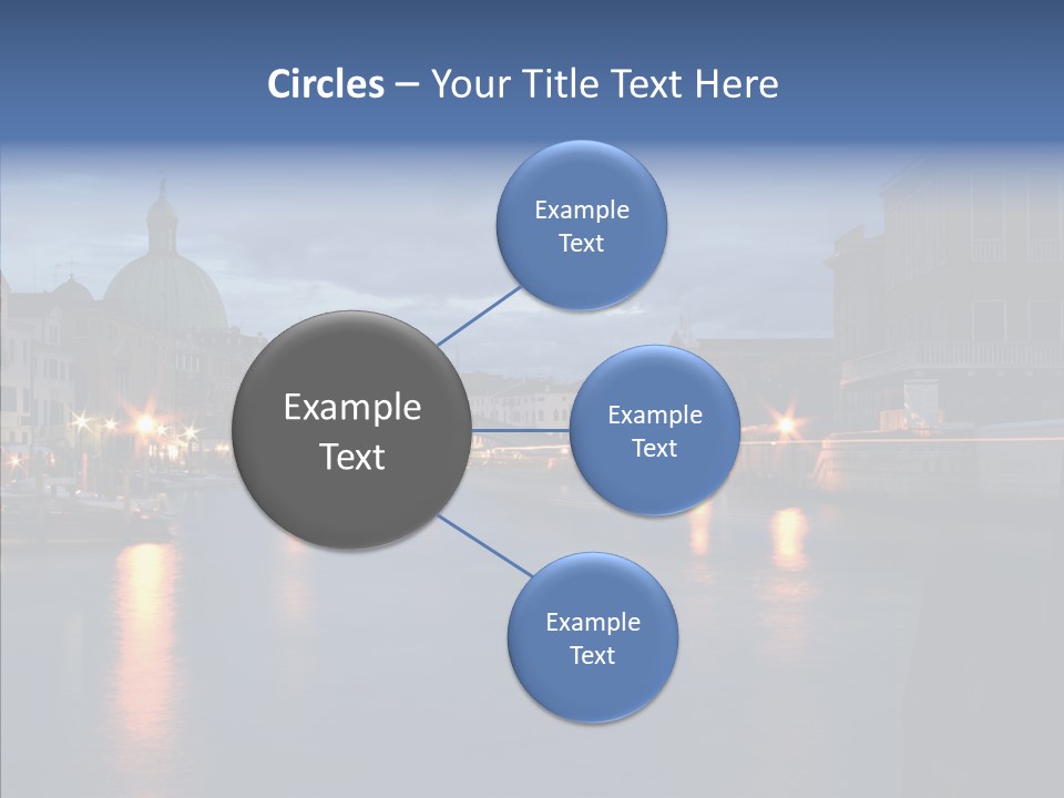 Town Panorama Old PowerPoint Template