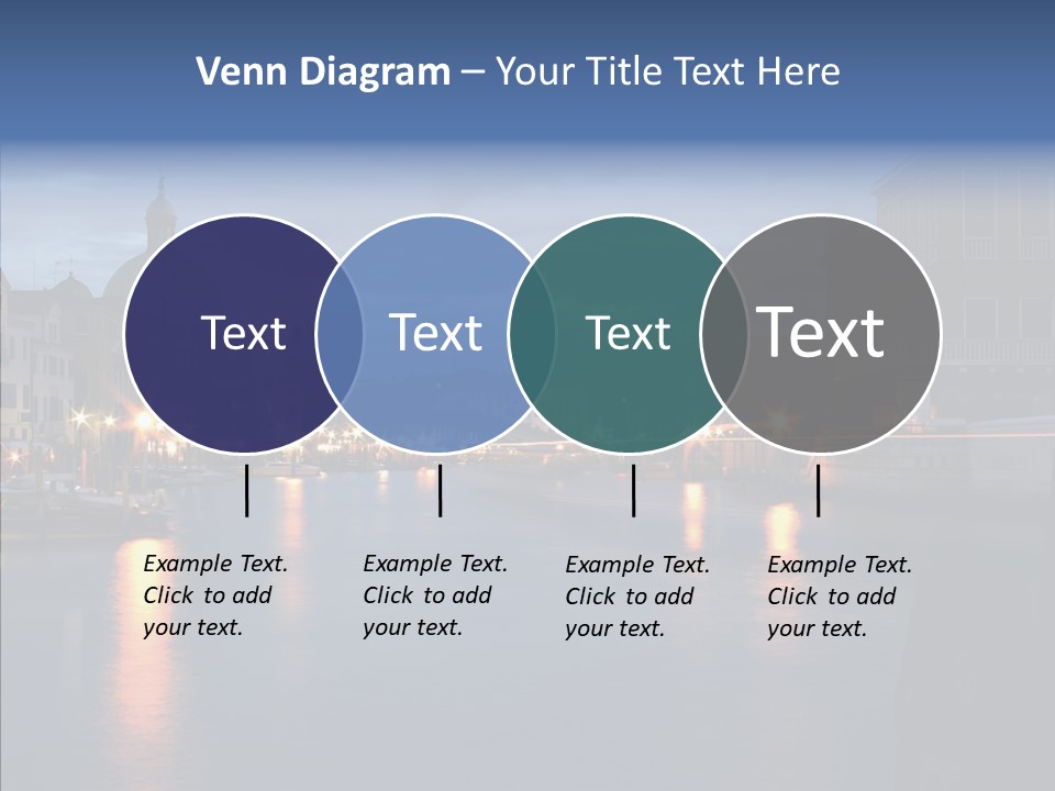 Town Panorama Old PowerPoint Template