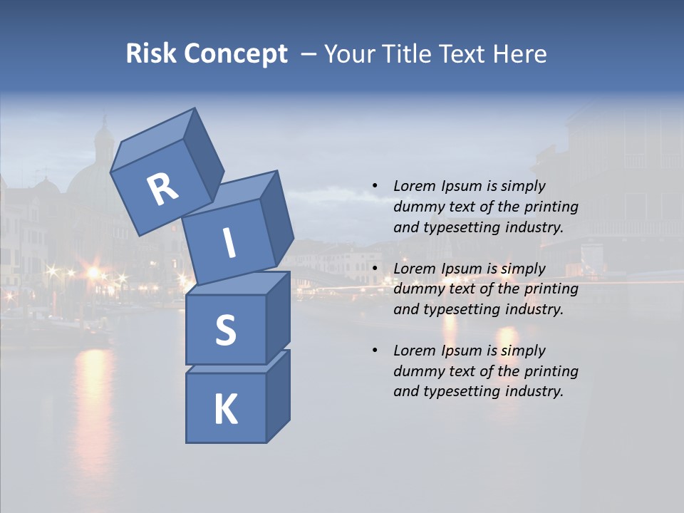 Town Panorama Old PowerPoint Template