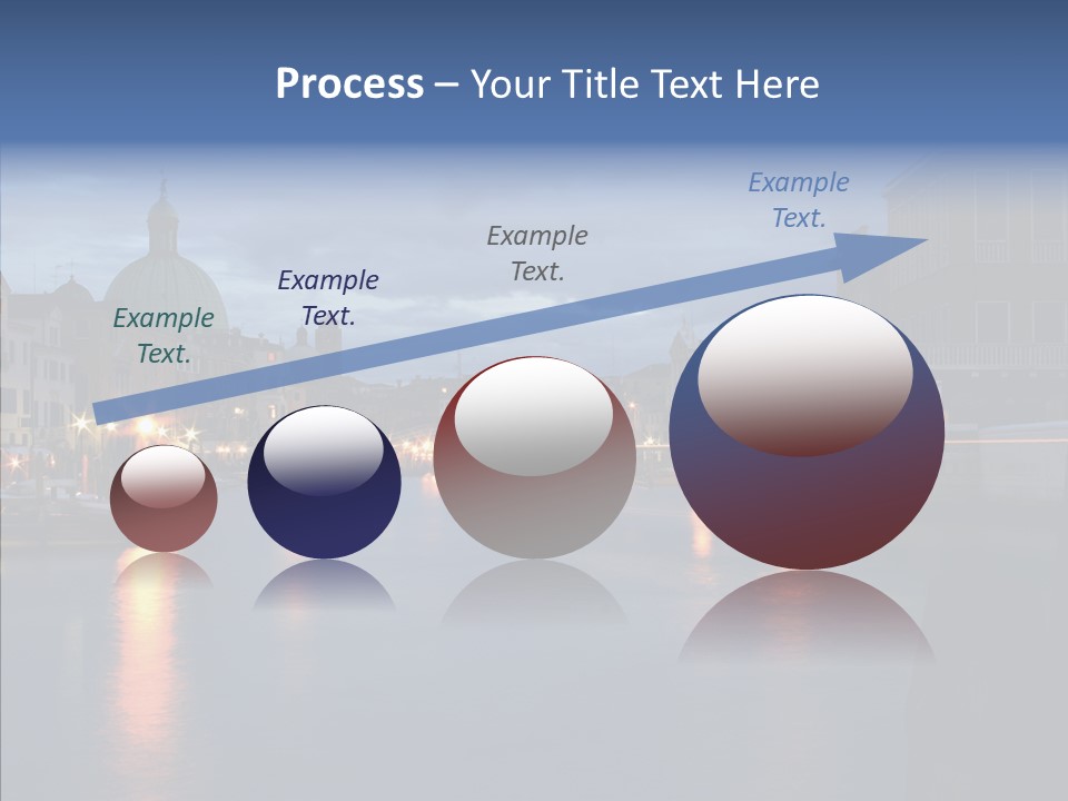 Town Panorama Old PowerPoint Template