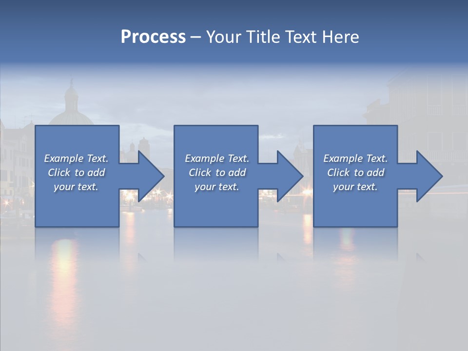 Town Panorama Old PowerPoint Template