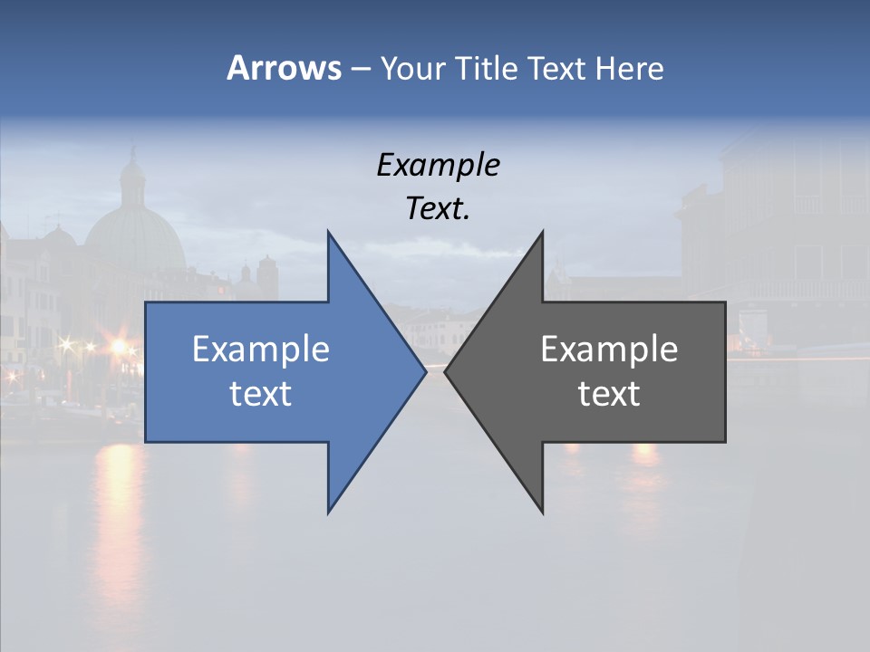 Town Panorama Old PowerPoint Template